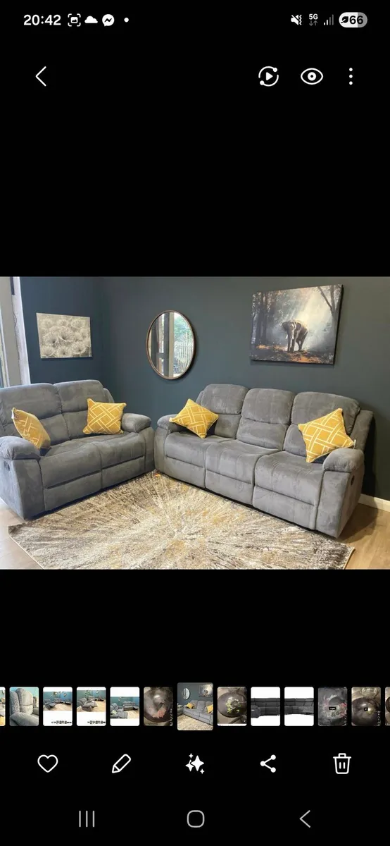 Brand new jasber 3 plus  recliners reduced - Image 1