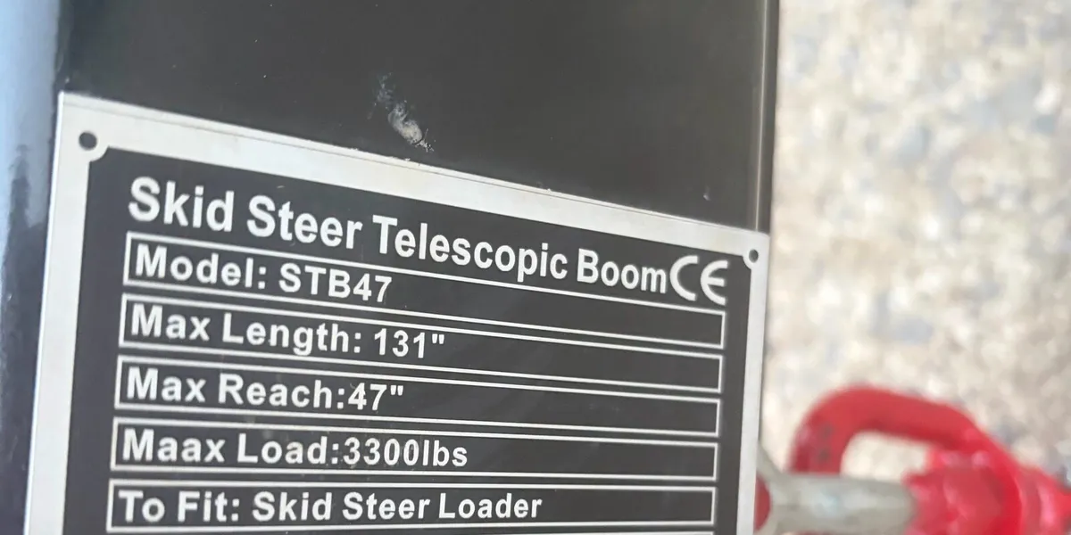 Brand New Forklift/Skid Telescopic Lifting Jibs - Image 4