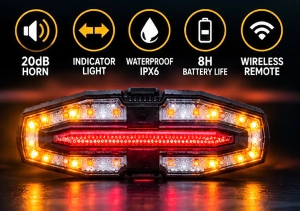 Bike light turn signals - Image 1