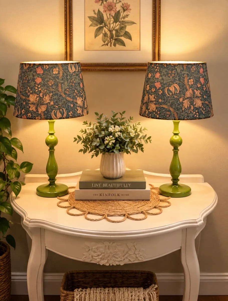 Pair of vintage style lamps - Image 1