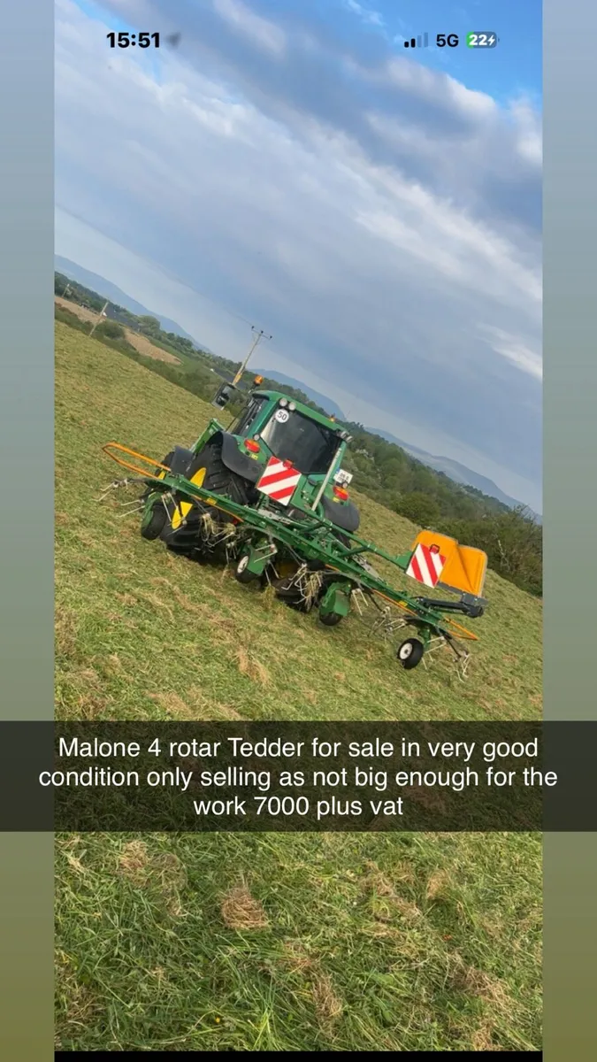 Malone 4 rotar Tedder - Image 1