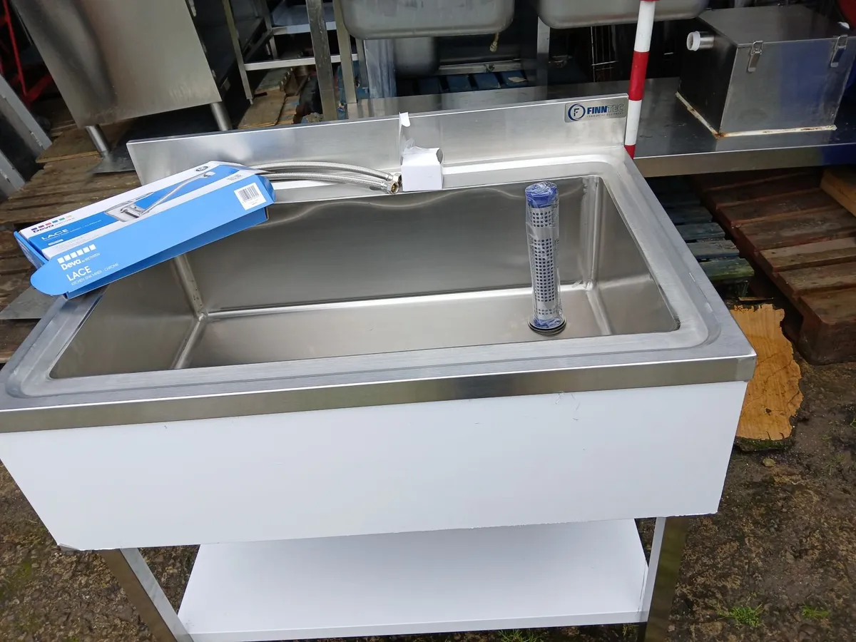 Staneless steel cabbinet sink unit complete - Image 2