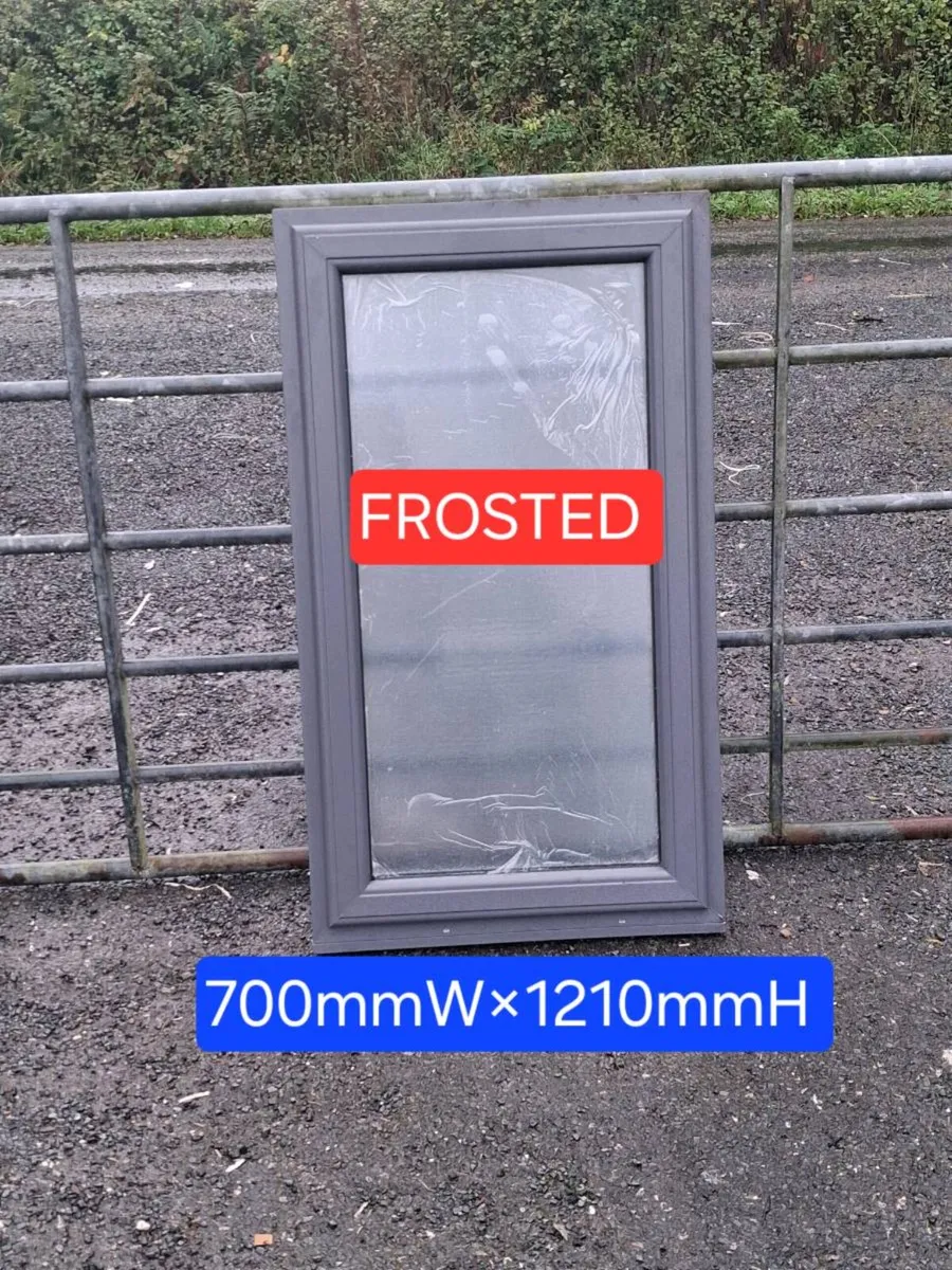 PVC BATHROOM WINDOW