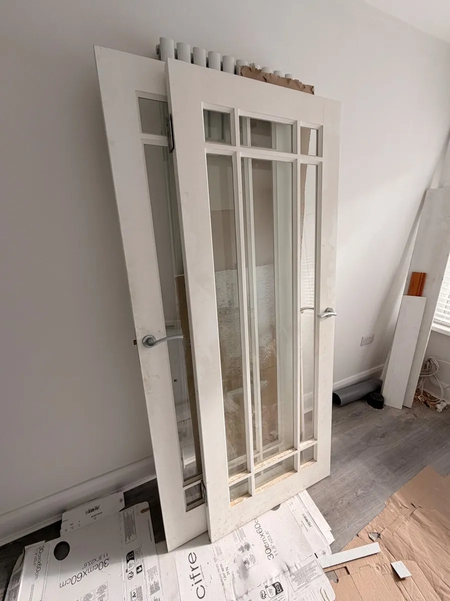 Pair of Internal glazed Doors - Image 1