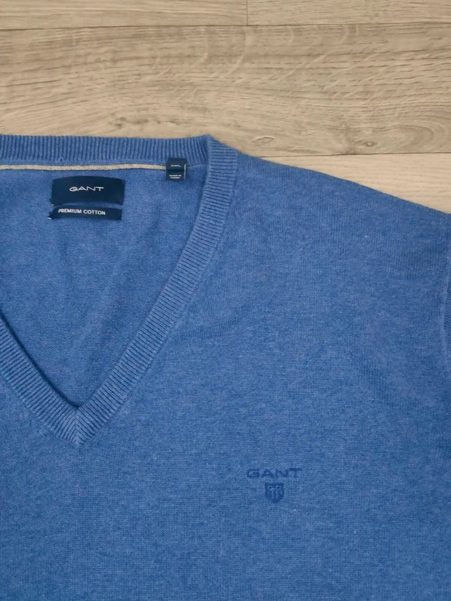 Gant Premium Cotton Jumper Mens XXL - Image 3
