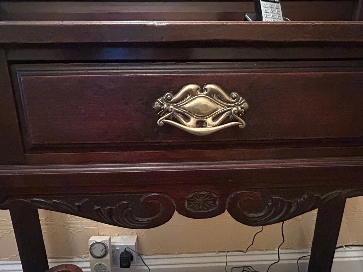 Antique mahogany hall stand. - Image 4