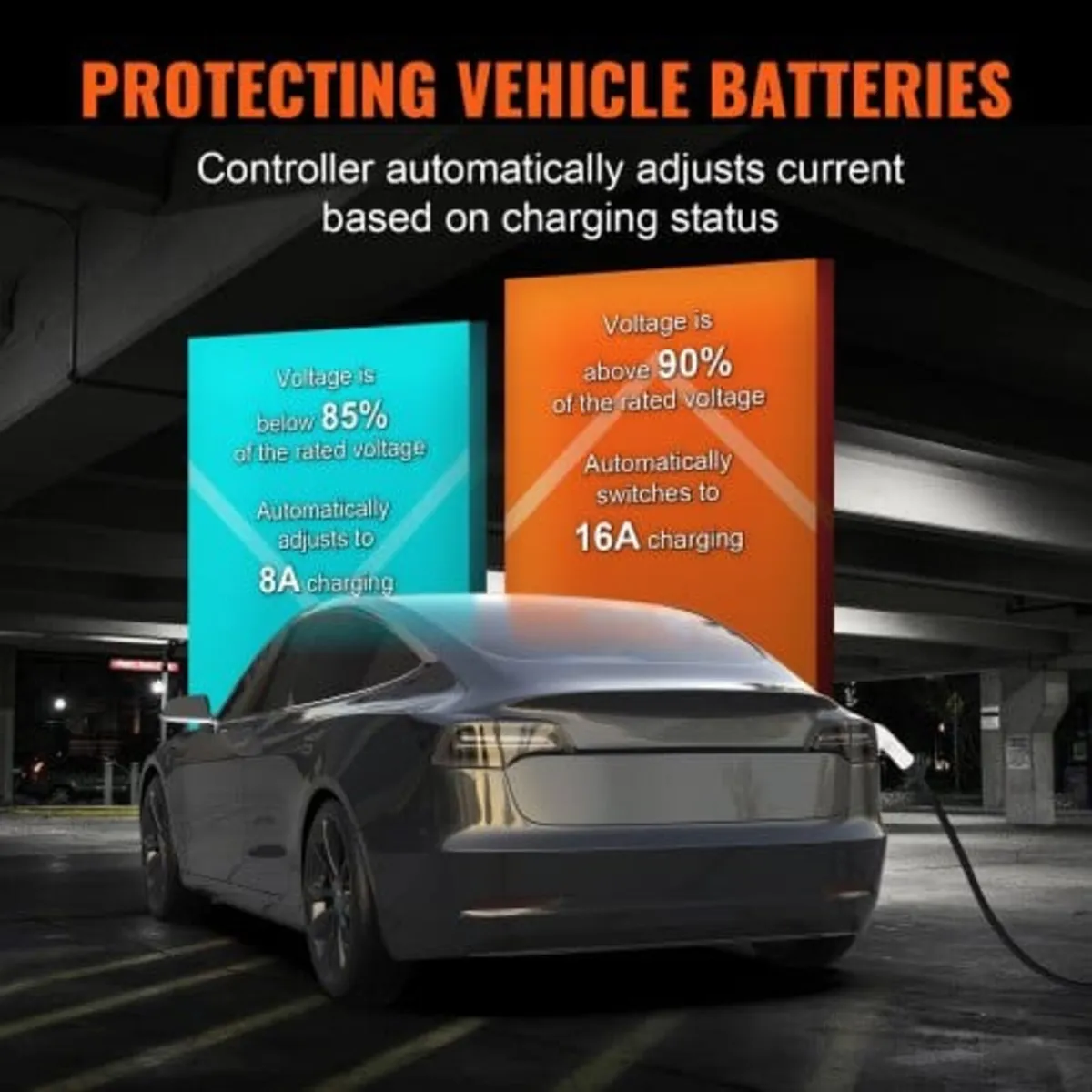 Portable EV Charger Type 2, 16A 3.7 kW, Electric V - Image 3