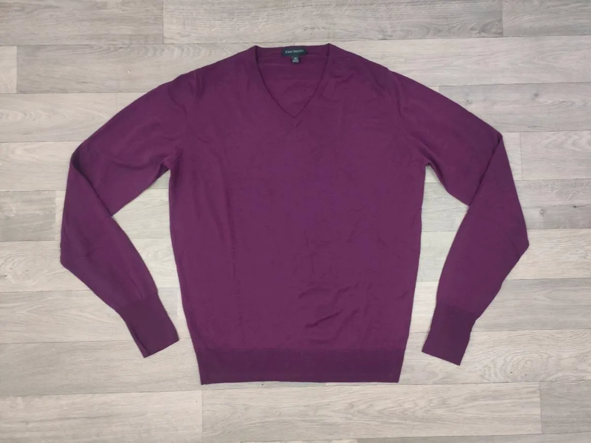 John Smedley Merino Wool Jumper Mens Medium - Image 1