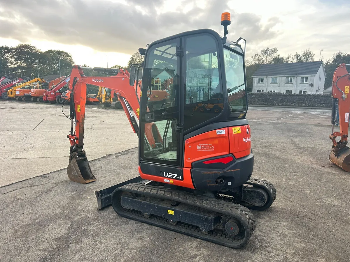 2022 Kubota U27 Only 3929Hrs - MULLANS - Image 3