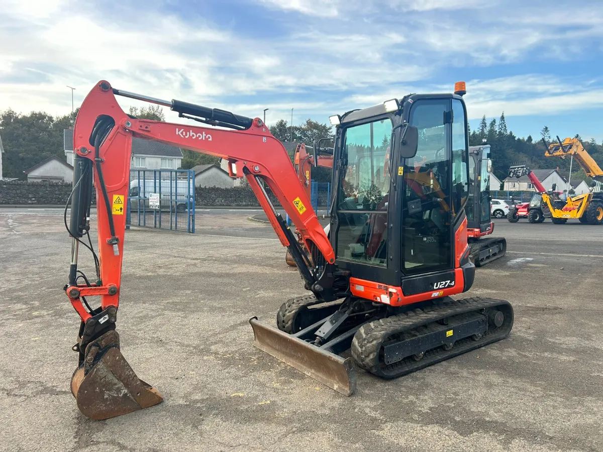 2022 Kubota U27 Only 3929Hrs - MULLANS - Image 2
