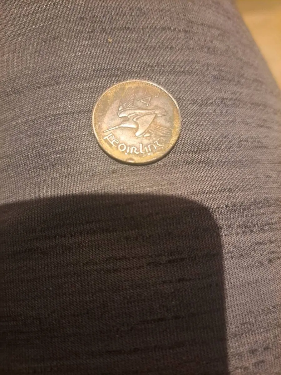 Old feoirling 1/4 coin 1946 - Image 1
