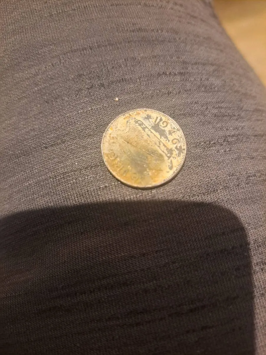 Old feoirling 1/4 coin 1946 - Image 2