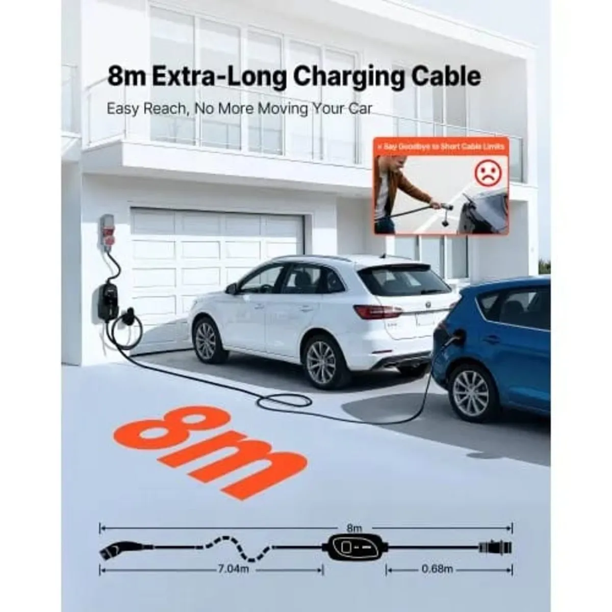 Mobile Wallbox, 11 kW 16A, Type 2 Portable EV Char - Image 4