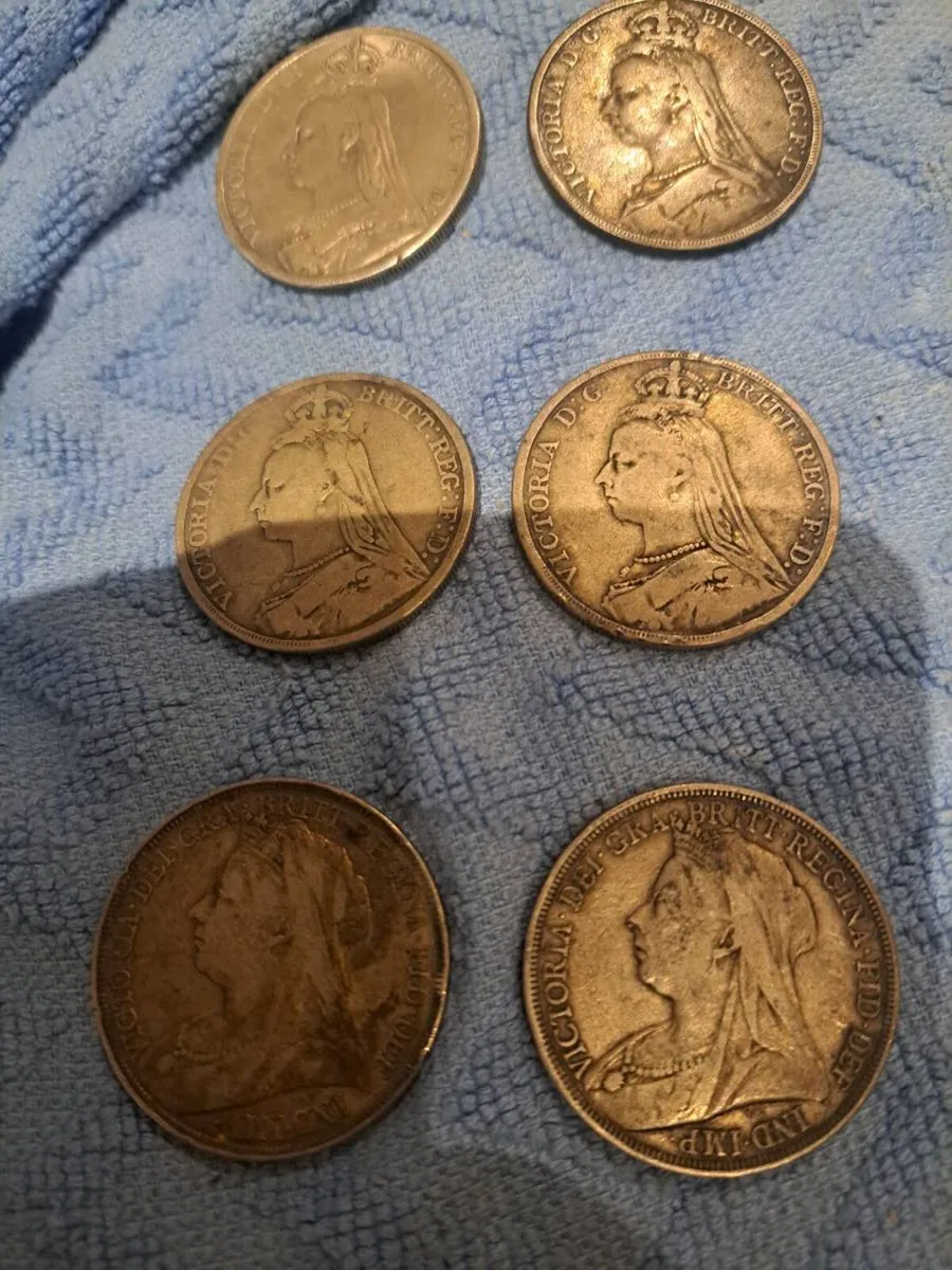 Six Silver Crowns - Image 2
