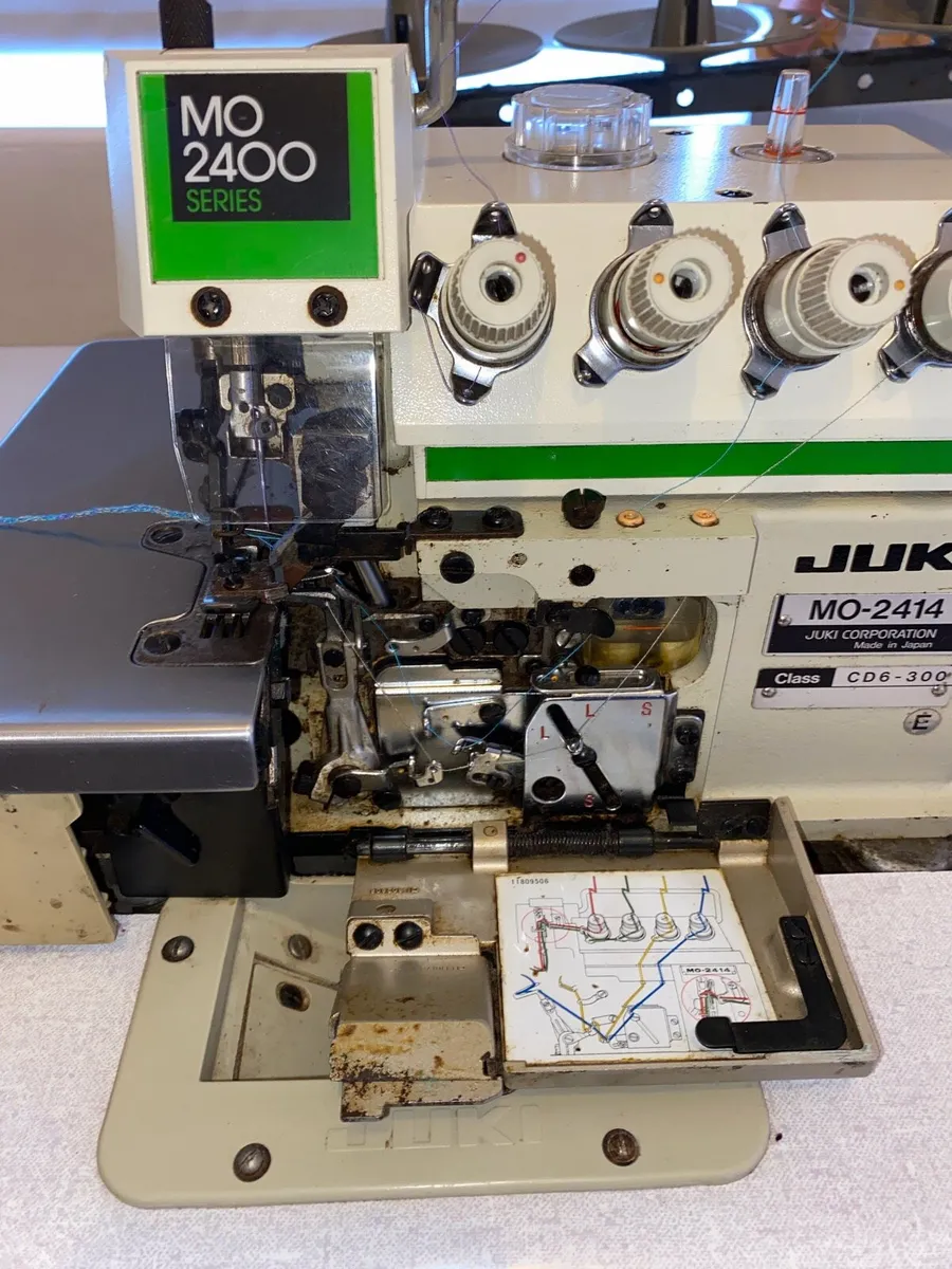 Juki MO 2414 rolled hem industrial overlocker - Image 2