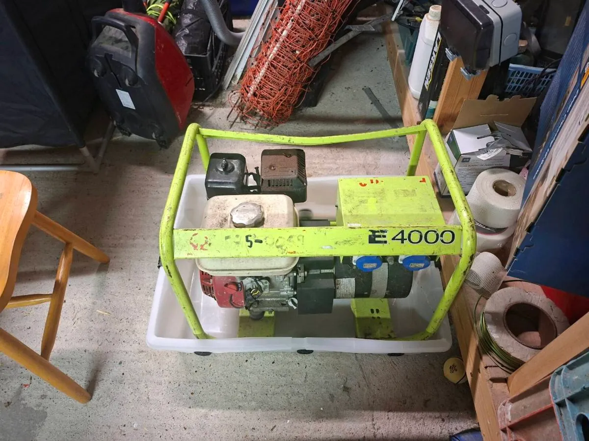 Pramac E4000 Petrol Generator. 110v - Image 1