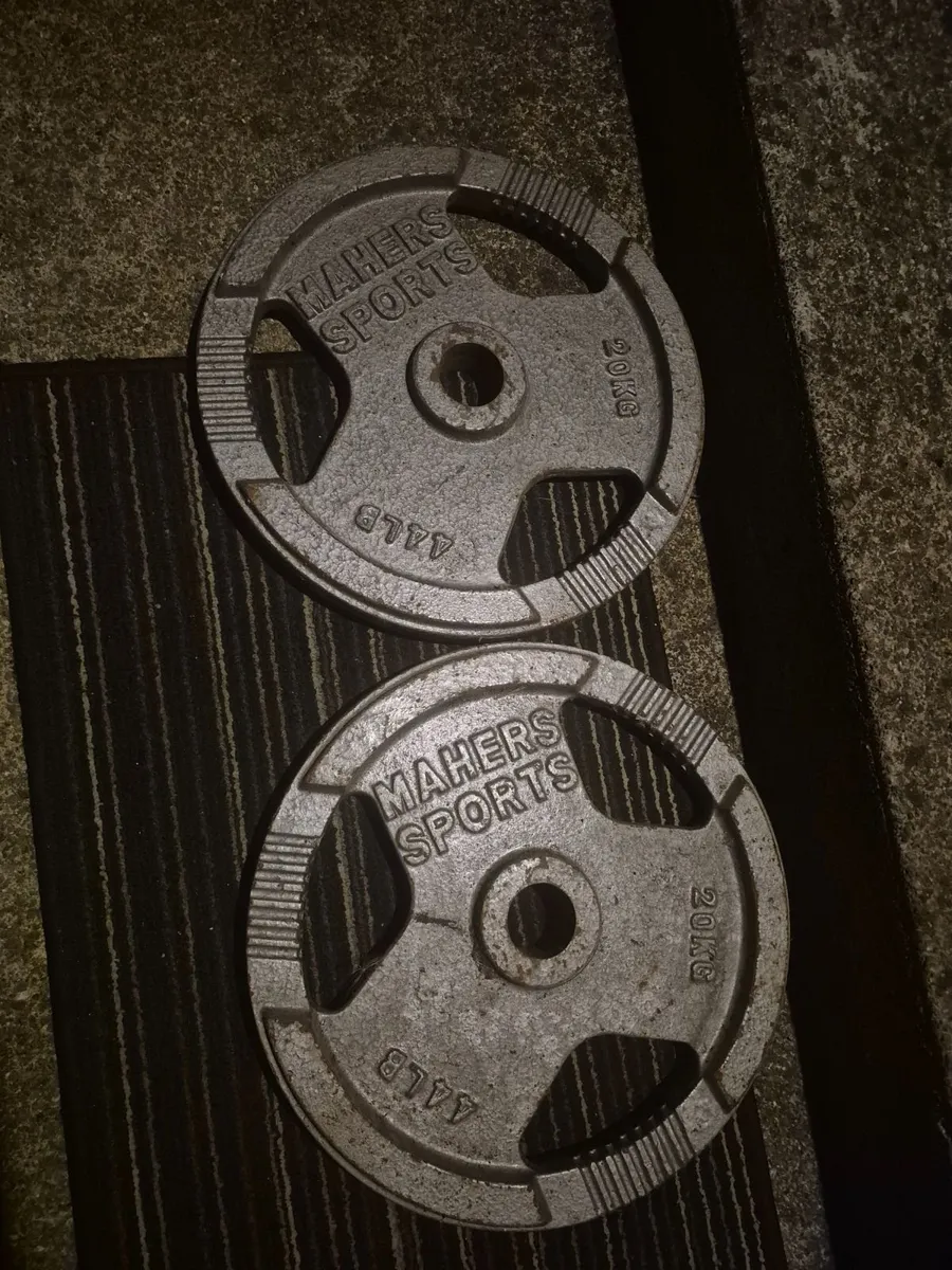 Olimpic weights plates 2×20kg