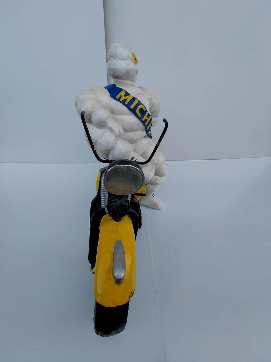 Michelin Man on Motorcycle – Large Hand-Painted - Image 2