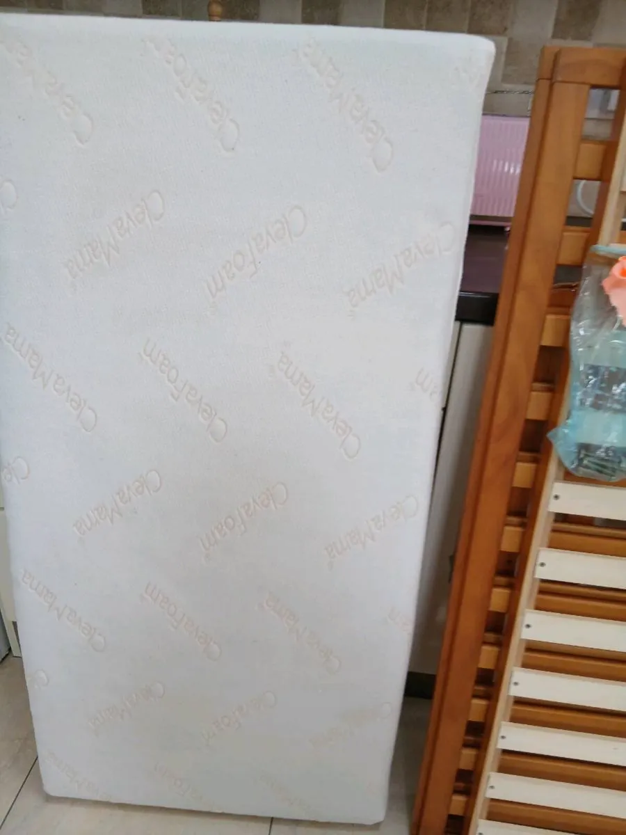 MOTHERCARE COT + 2 MATTRESS - Image 4