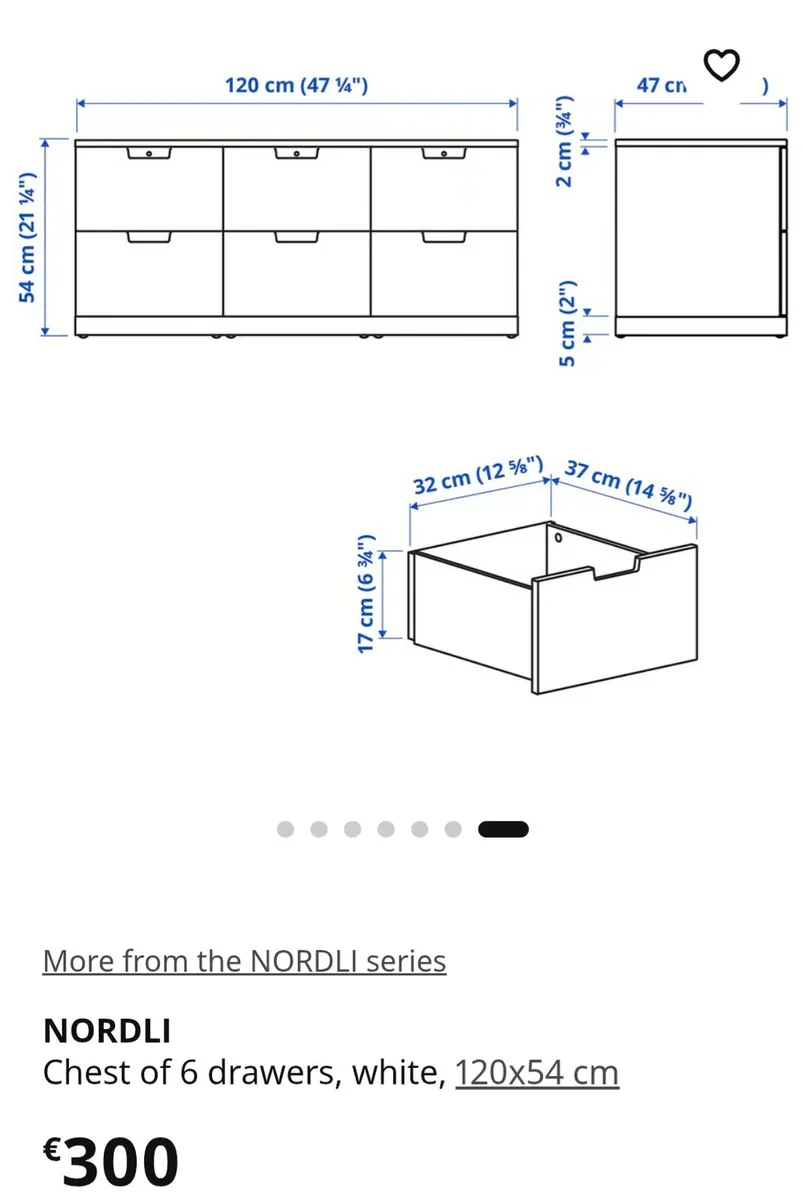 Set of 6 drawers - Image 2