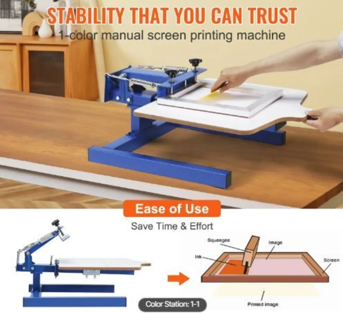 Screen Printing Machine, 1 Color 1 Station - Image 3