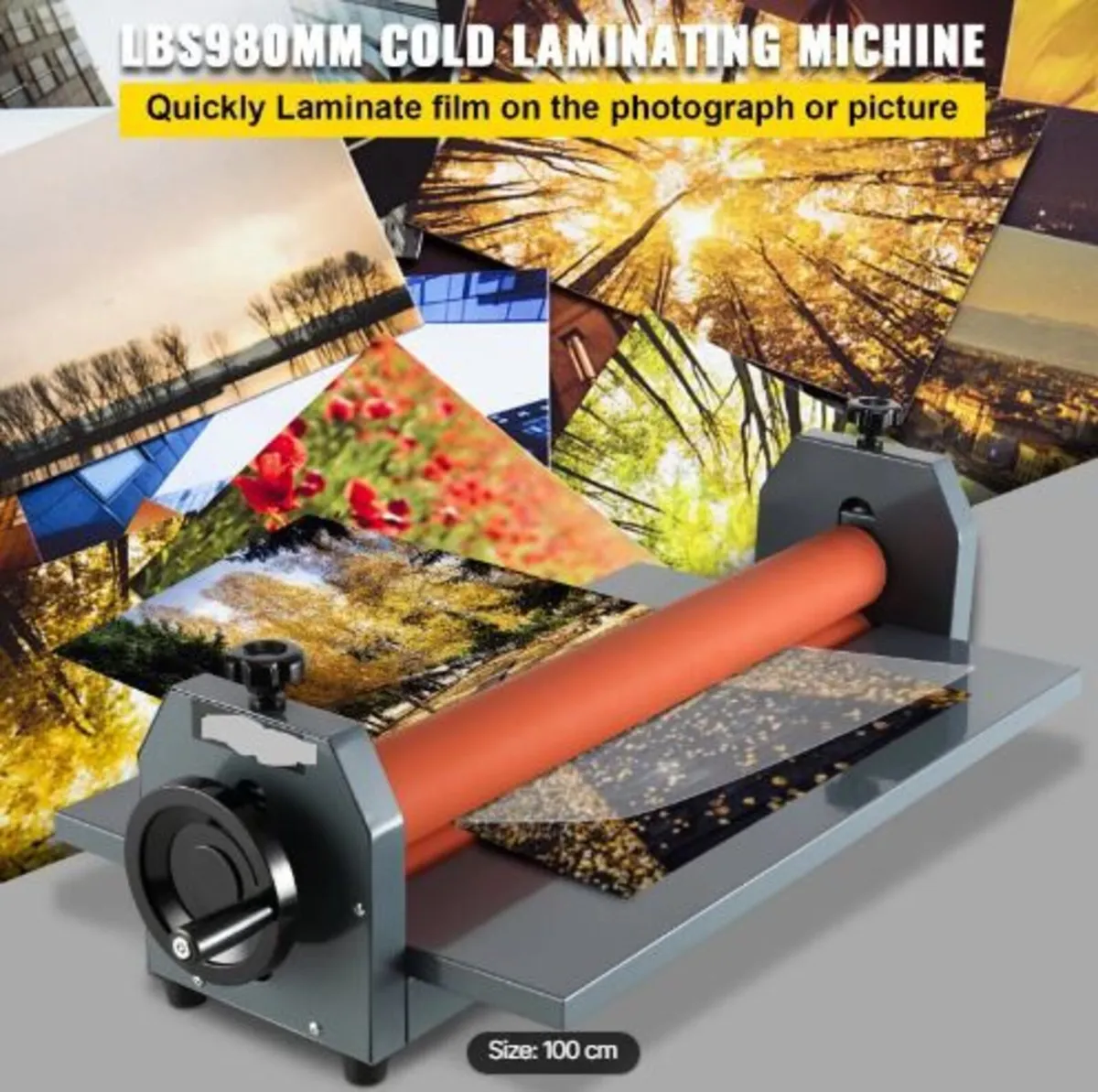 39" 1000MM Manual Cold Roll Laminator - Image 2