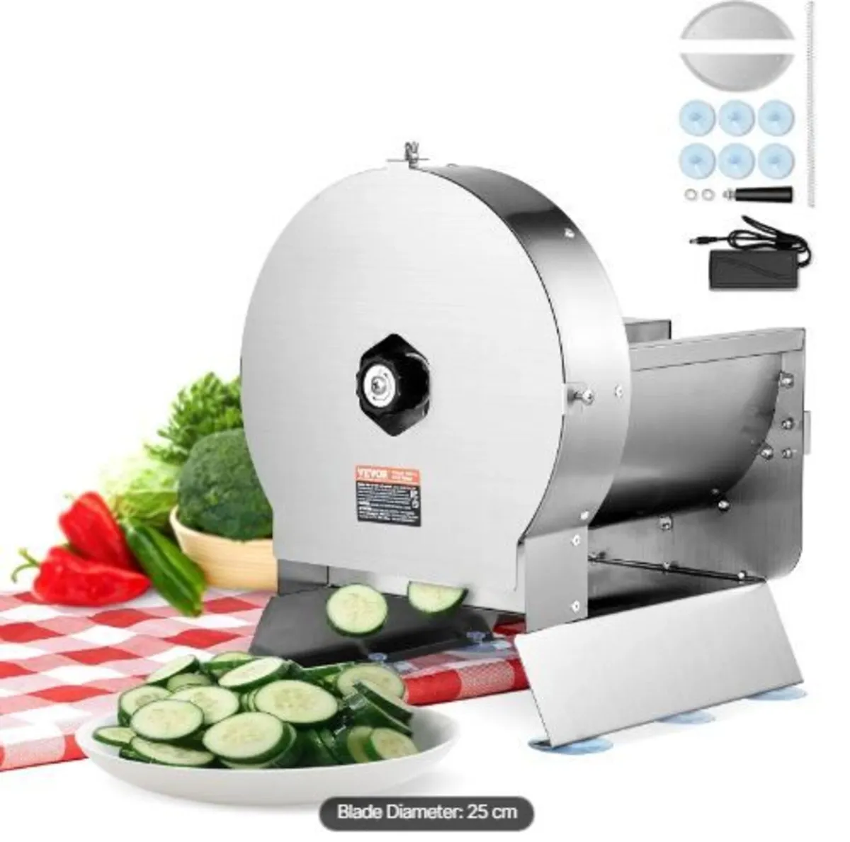 Electric Vegetable Slicer, 0-0.5"/0-12mm - Image 4