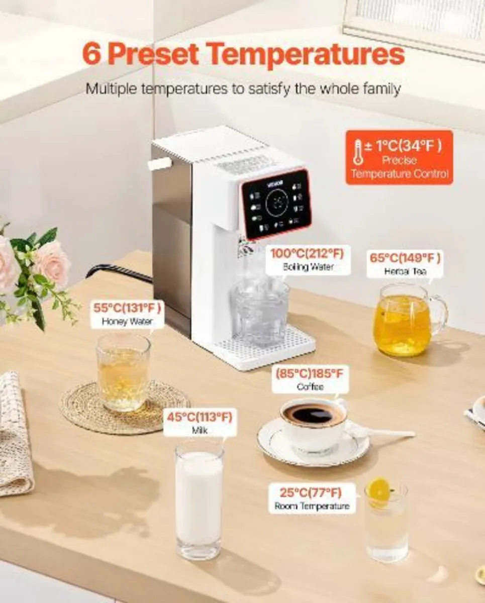 Instant Hot Water Dispenser, Countertop Boiling Wa - Image 4