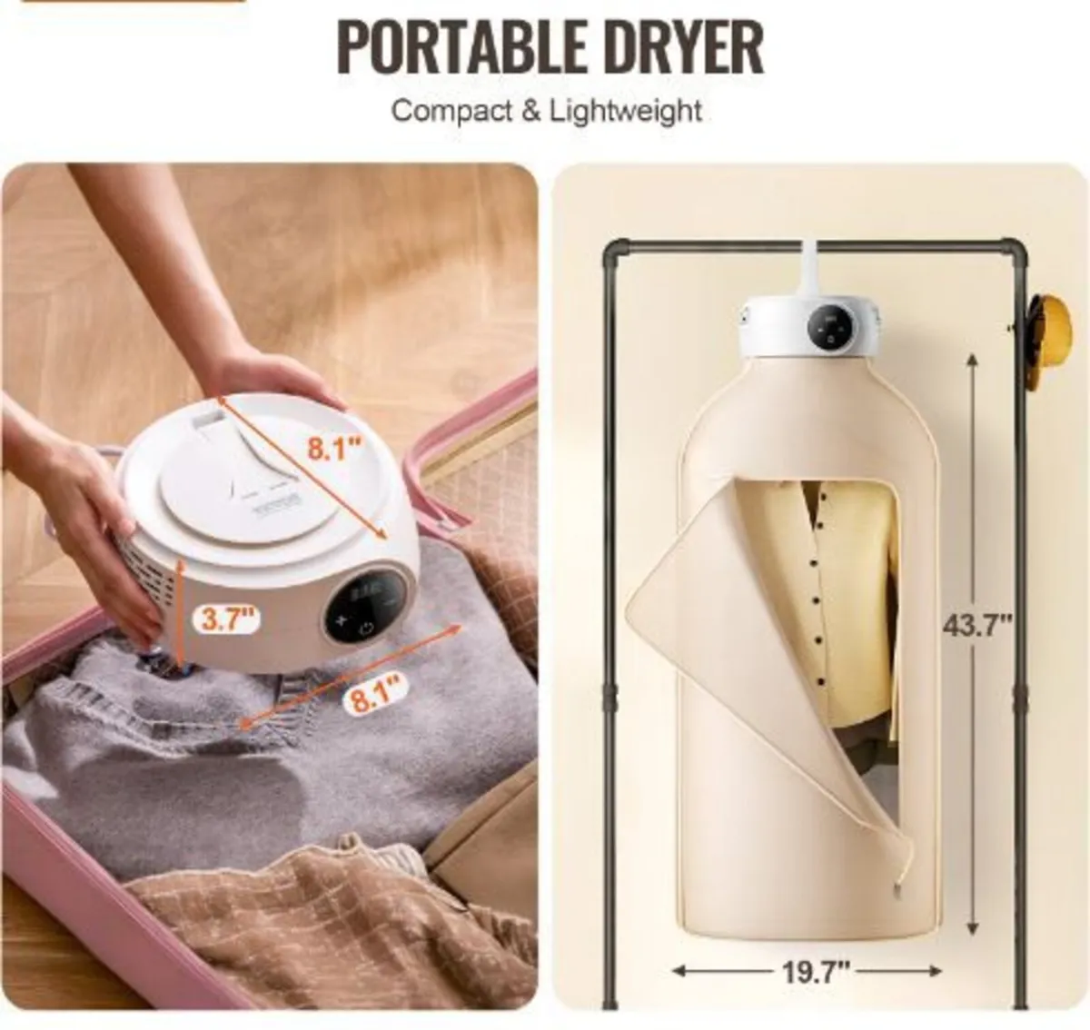 Portable Clothes Dryer, Clothes Dryer - Image 2