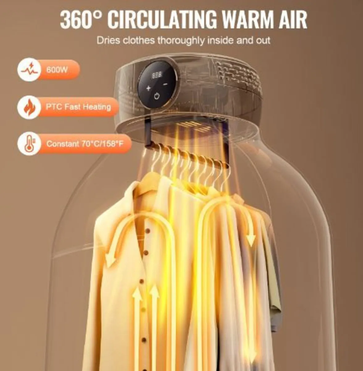 Portable Clothes Dryer, Clothes Dryer - Image 4