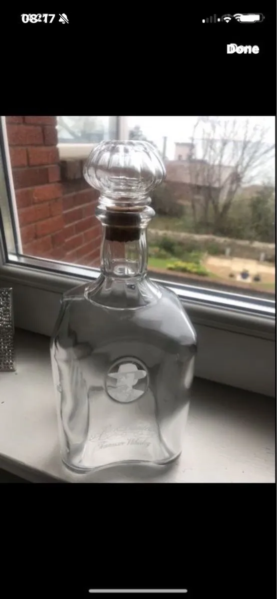 Rare Hack Daniels 125th Anniversary Decanter - Image 1
