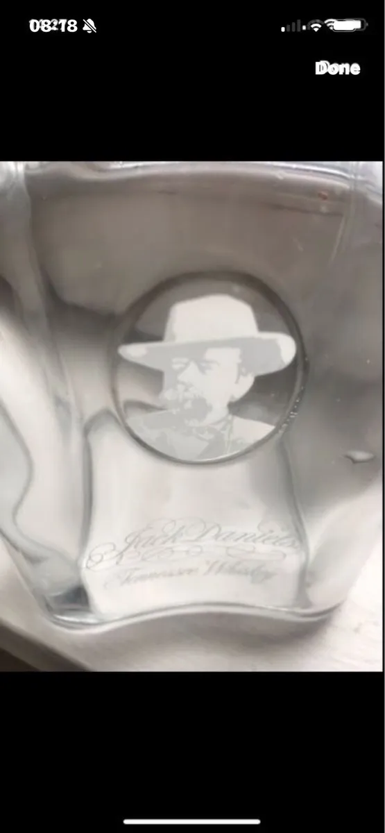 Rare Hack Daniels 125th Anniversary Decanter - Image 2