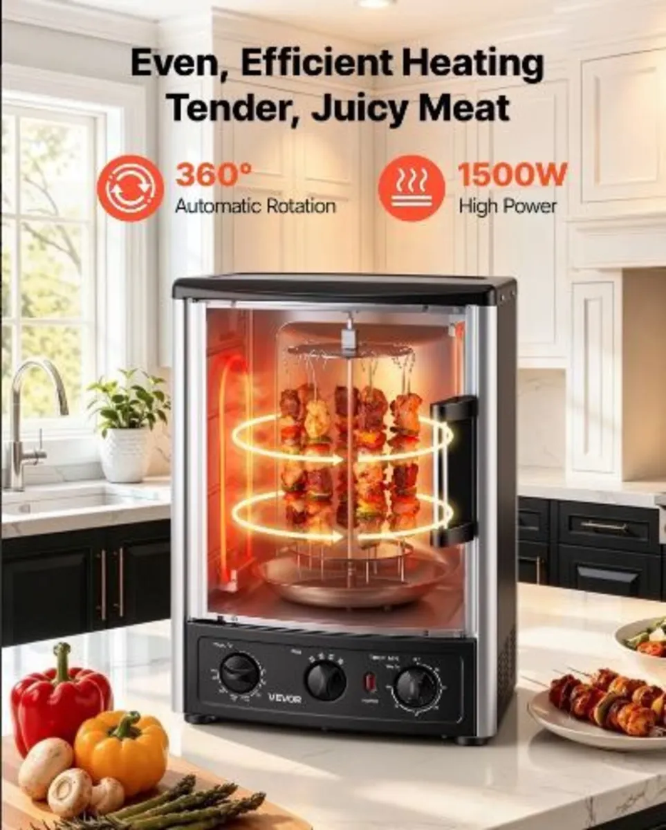 Countertop Vertical Rotating Oven 22L - Image 3