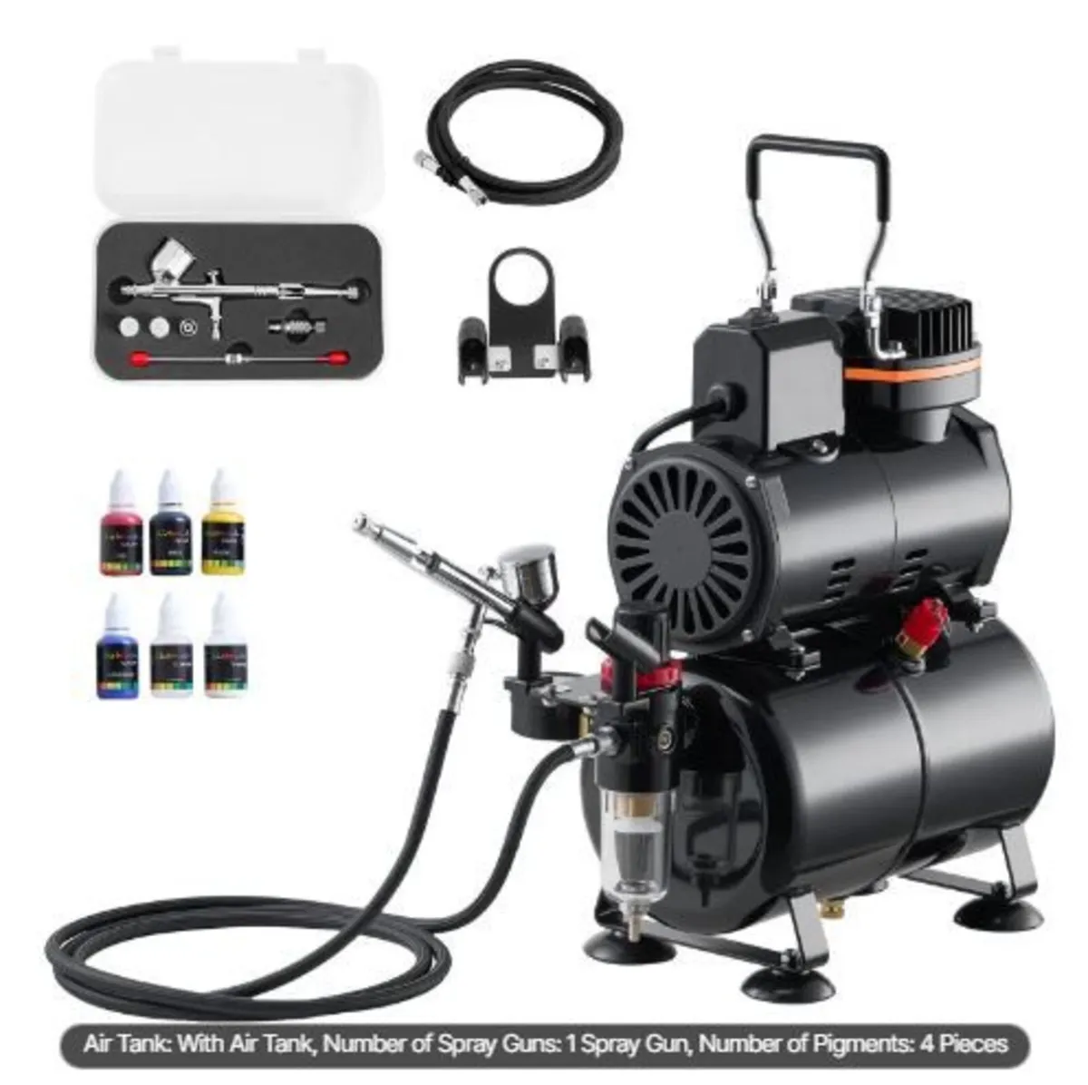 Airbrush Kit, 1/6 HP, Air Brush Kit - Image 4