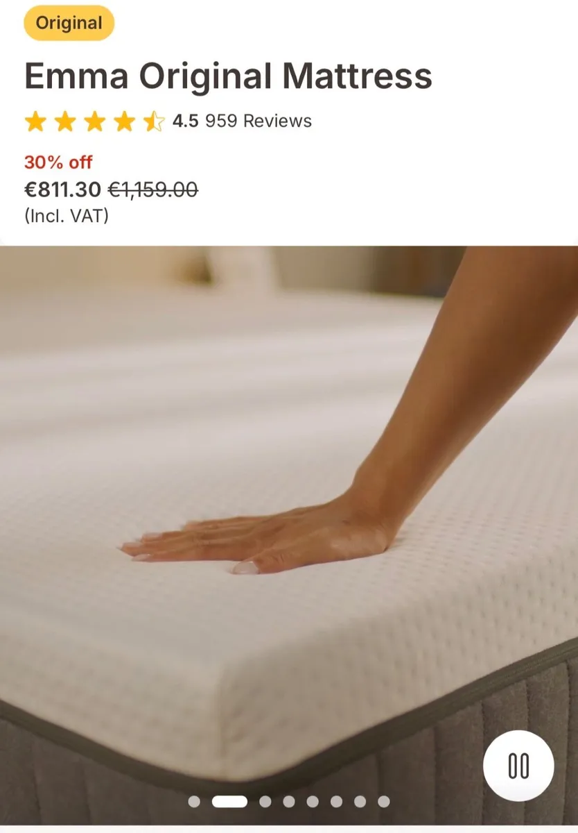 Super king mattress Emma - Image 3