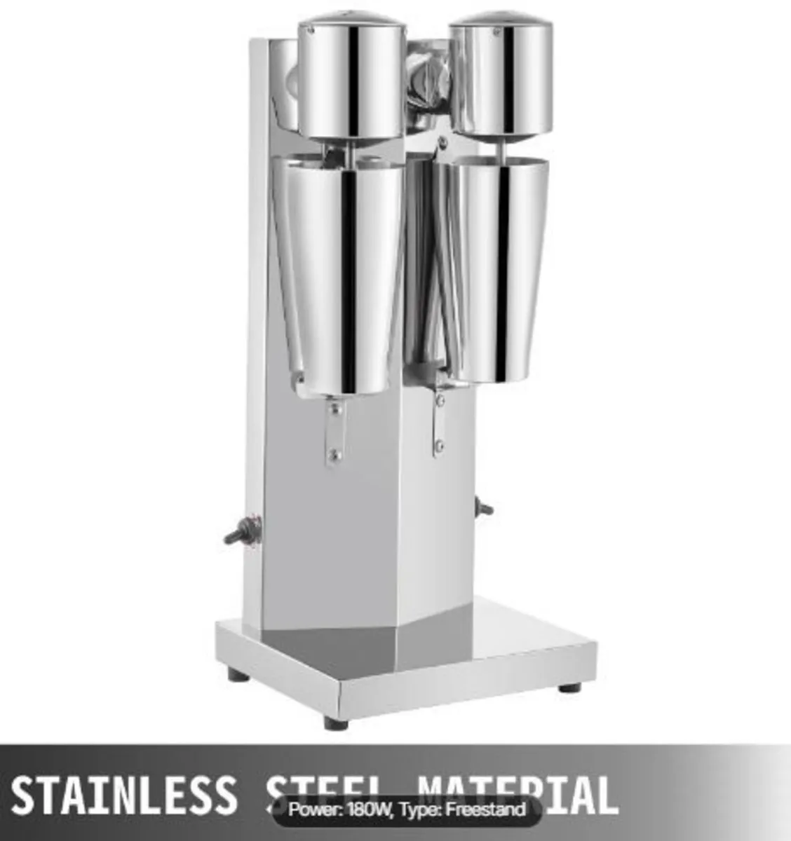 Milkshake Maker Kit, Stainless Steel - Image 1