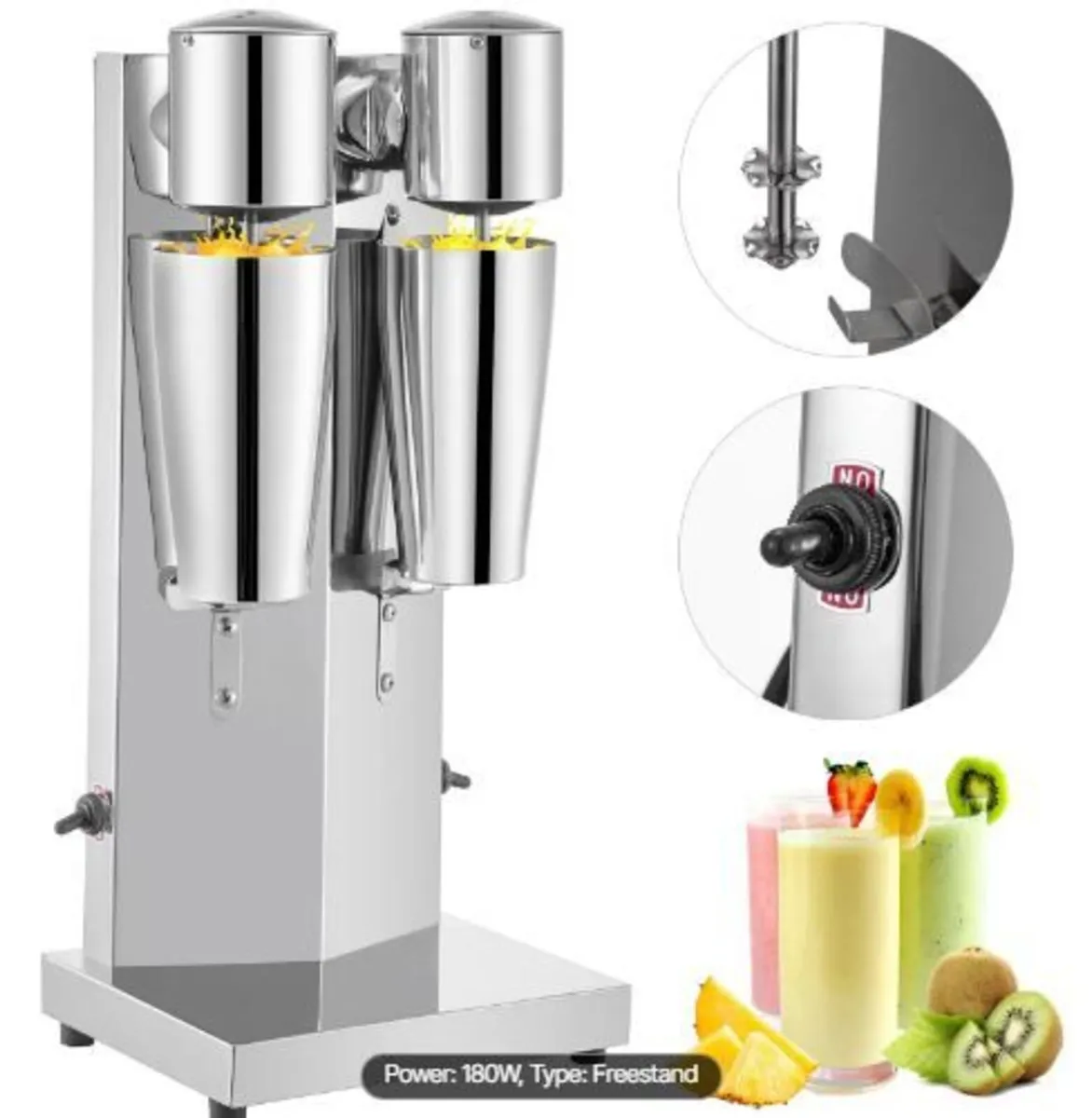 Milkshake Maker Kit, Stainless Steel - Image 3