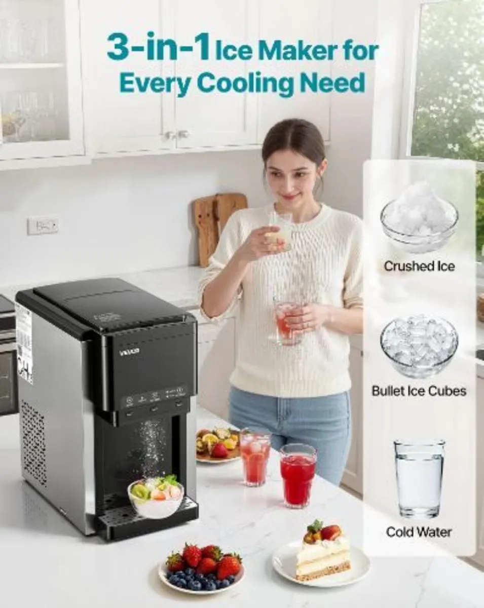 Water Dispenser with Ice Maker, 3-in-1 - Image 1
