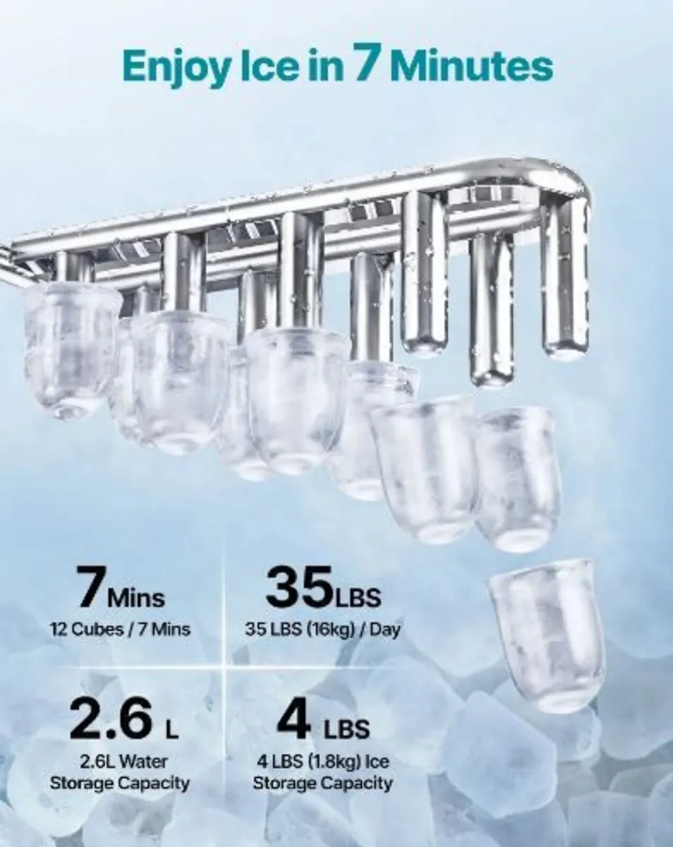 Water Dispenser with Ice Maker, 3-in-1 - Image 2