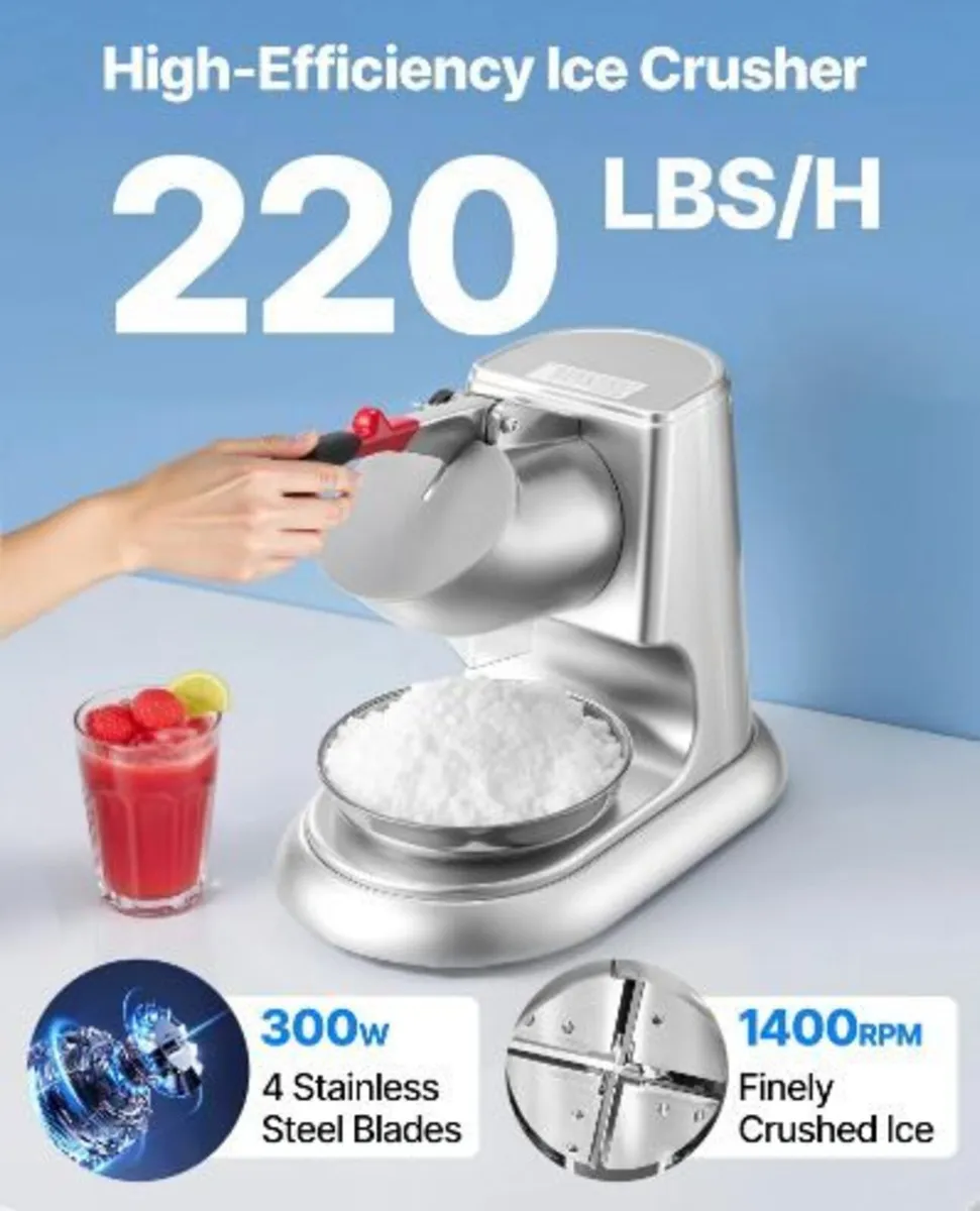 Ice Crusher Machine, 100kg - Image 2