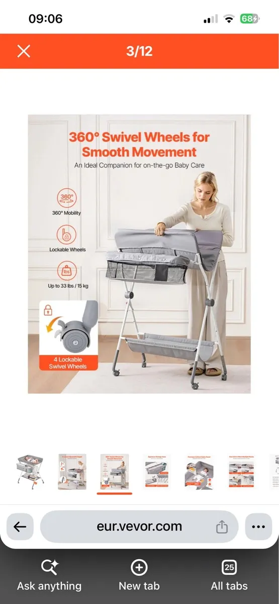 Baby changing table - Image 2