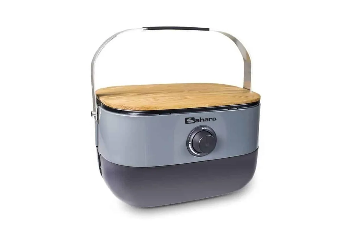 🔥 SAHARA MINI PORTABLE GAS BBQ – GREY MODELS 🔥 - Image 3
