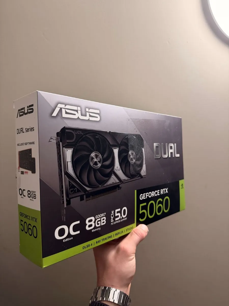 ASUS Dual RTX 5060 OC 8GB GDDR7 - Like New, Boxed - Image 1