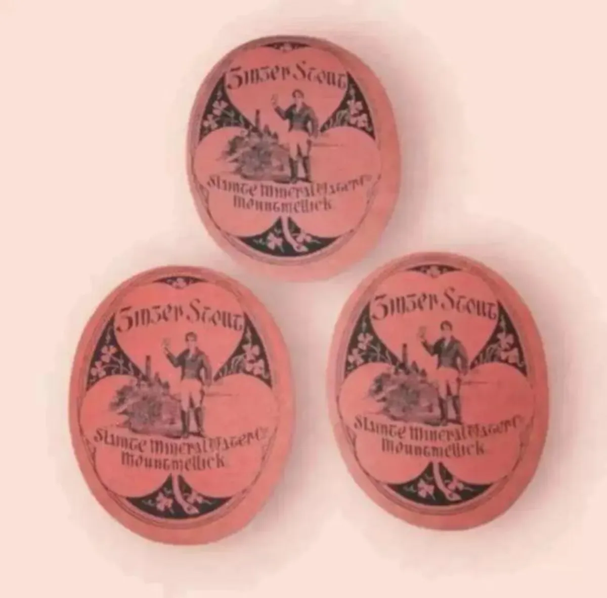 Mountmellick'Slainte Mineral Water Co' Labels - Image 2