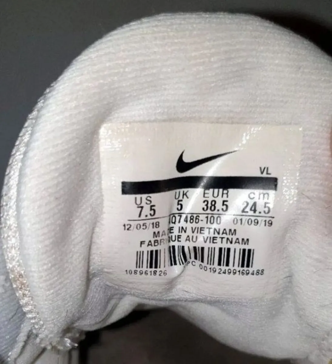Genuine Nike Downshifter Runners–Size 5 Worn Twice - Image 1