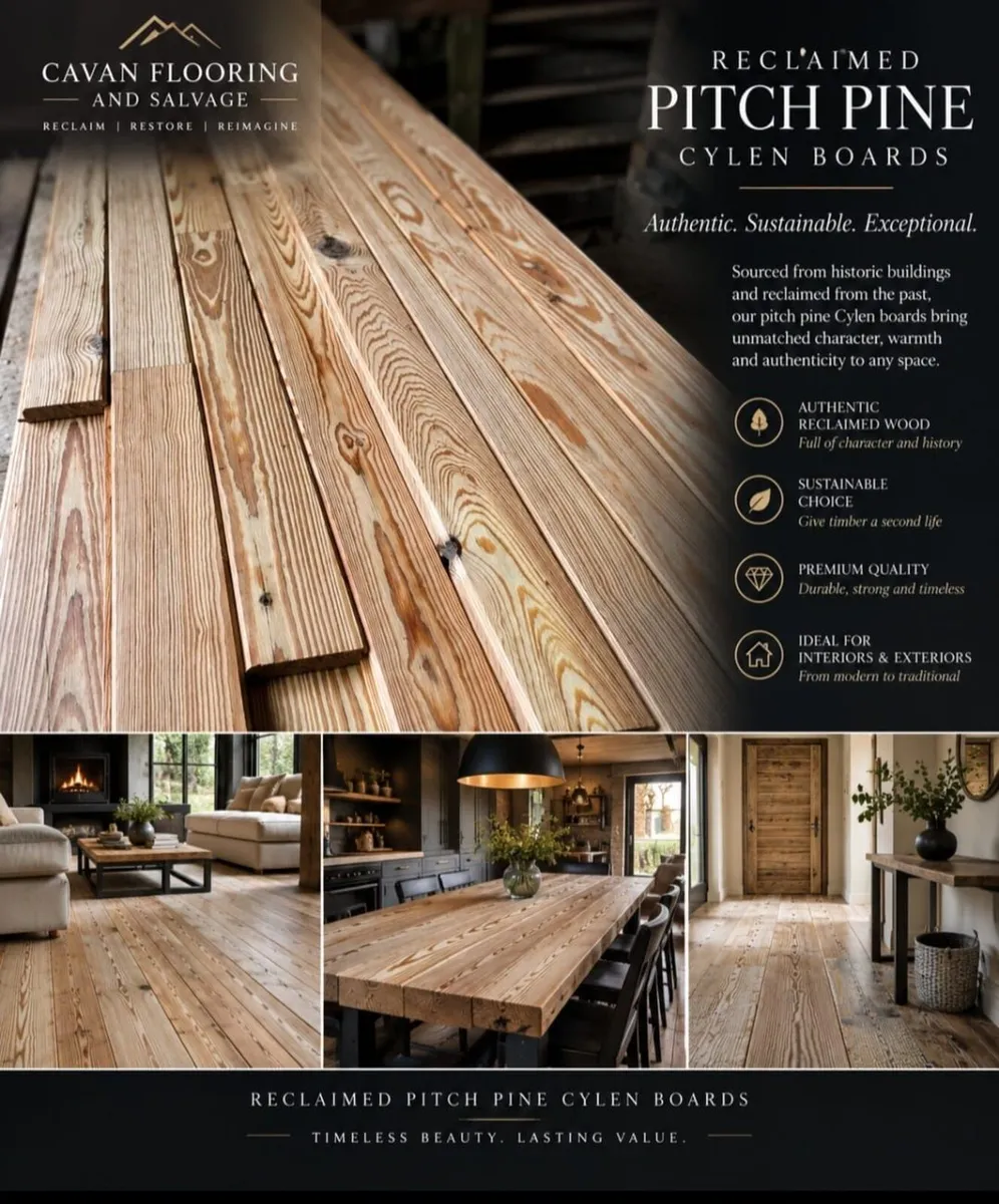 RECLAIMED PITCH PINE CYLEN BOARDS | TIMELESS CHARA