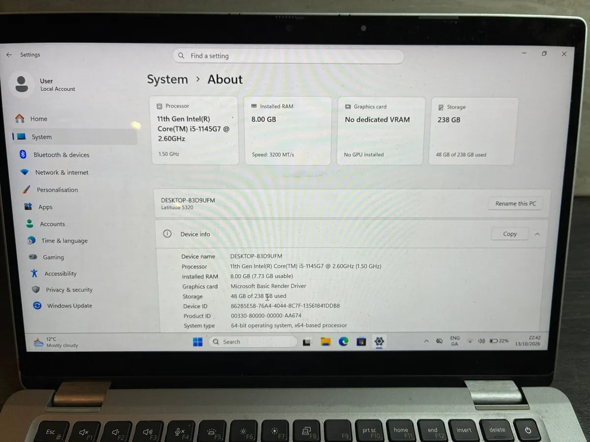 Dell Latitude 5320 - Image 2