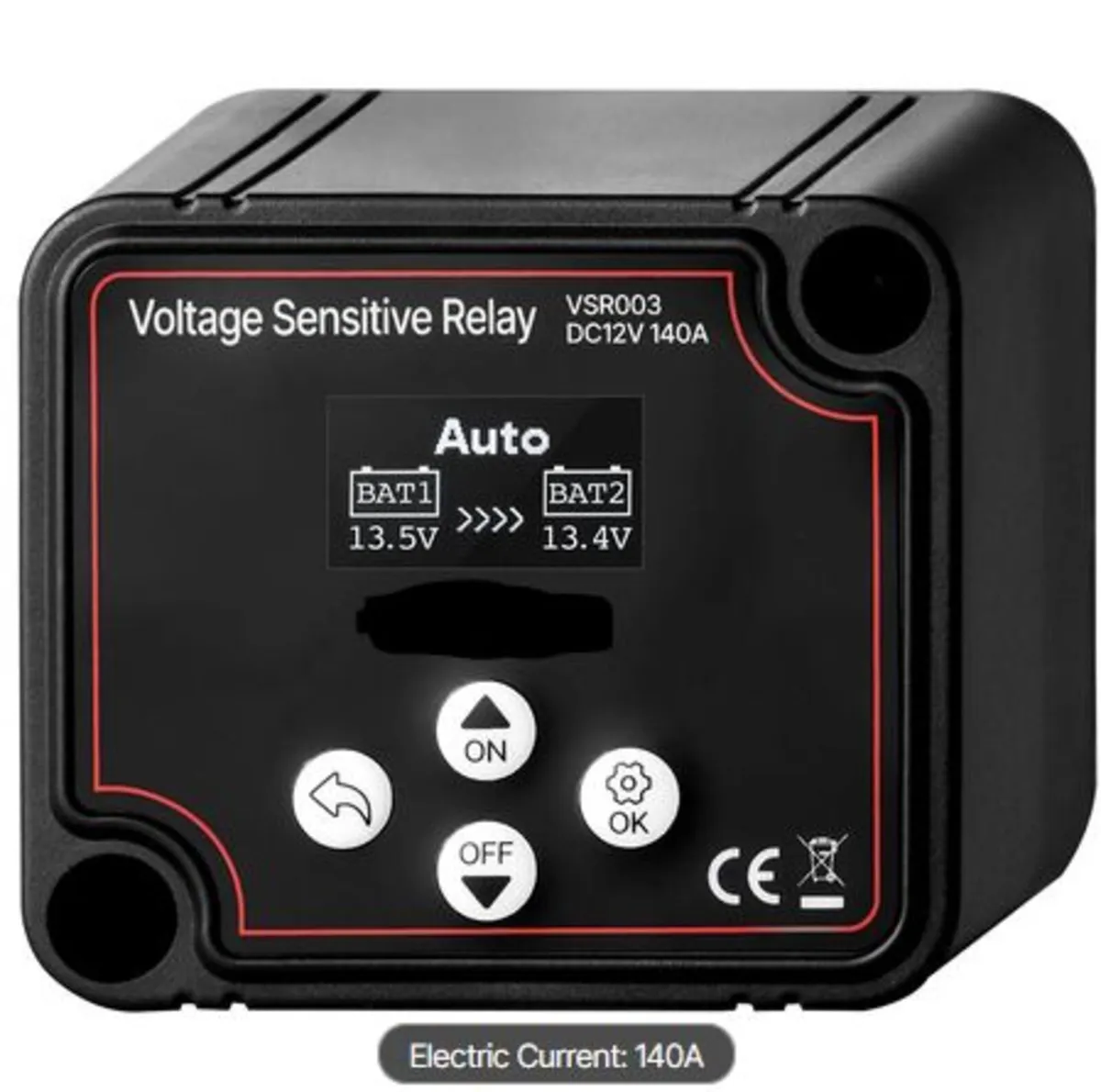 Dual Battery Isolator, 12V 140 Amp, Manual - Image 1