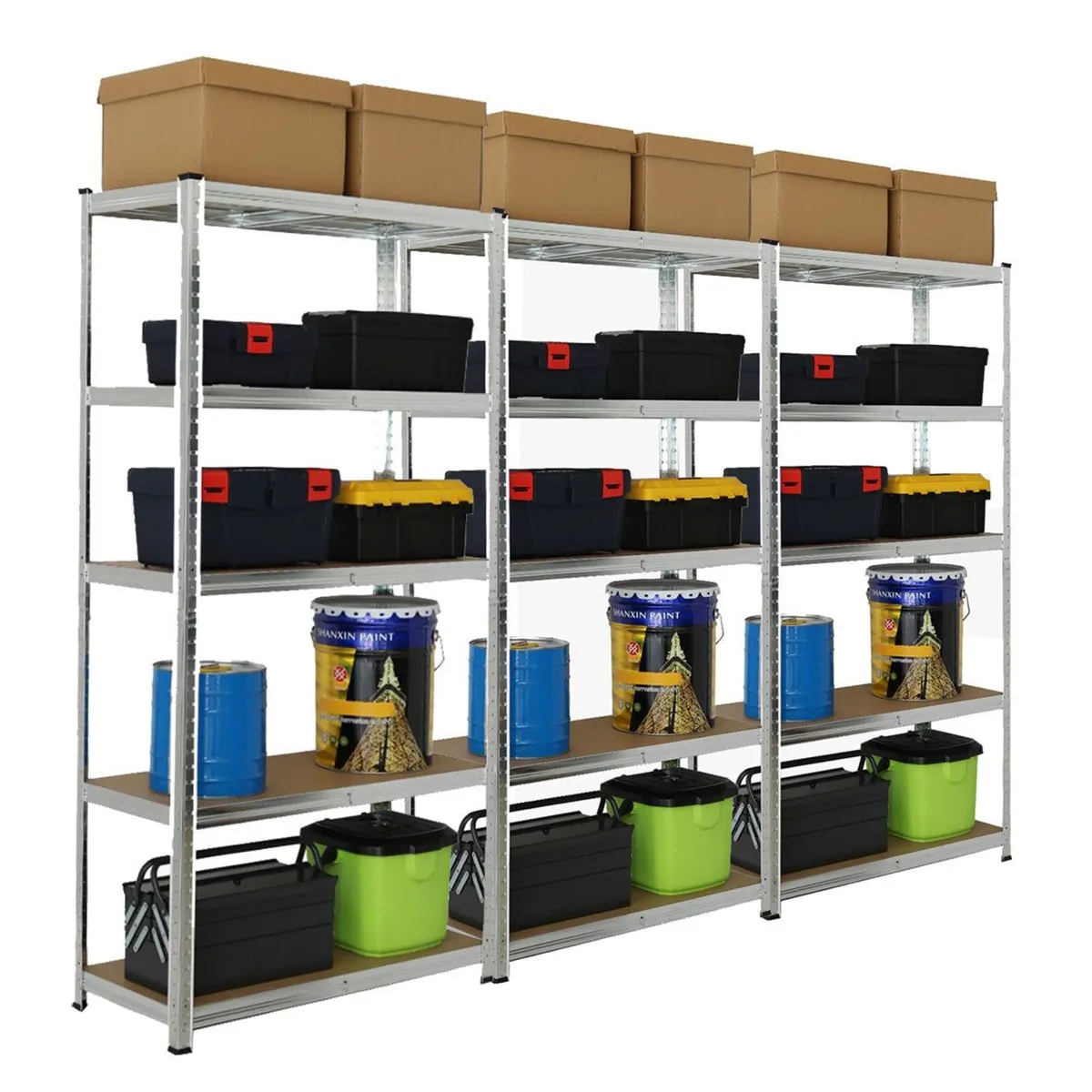 3 BAY SHELVING OFFER! | Galvanised | 400mm Depth - Image 2