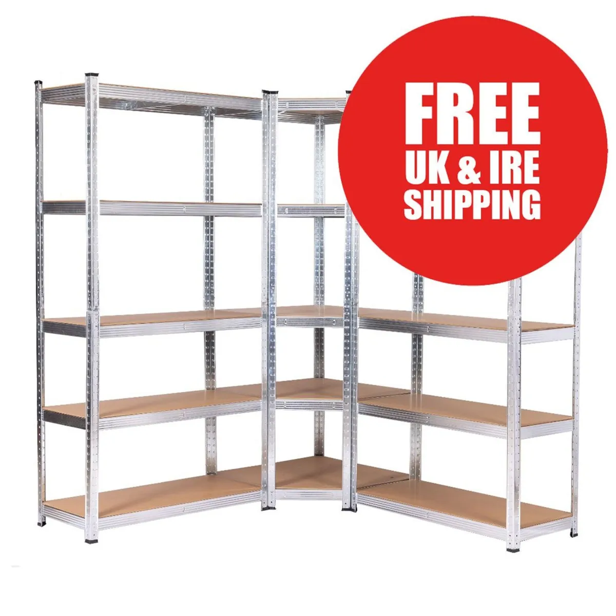 3 BAY SHELVING OFFER! | Galvanised | 400mm Deep - Image 2